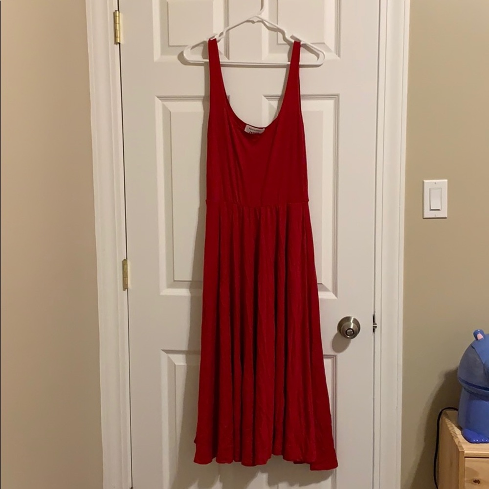 Reformation Jeans Red Dress